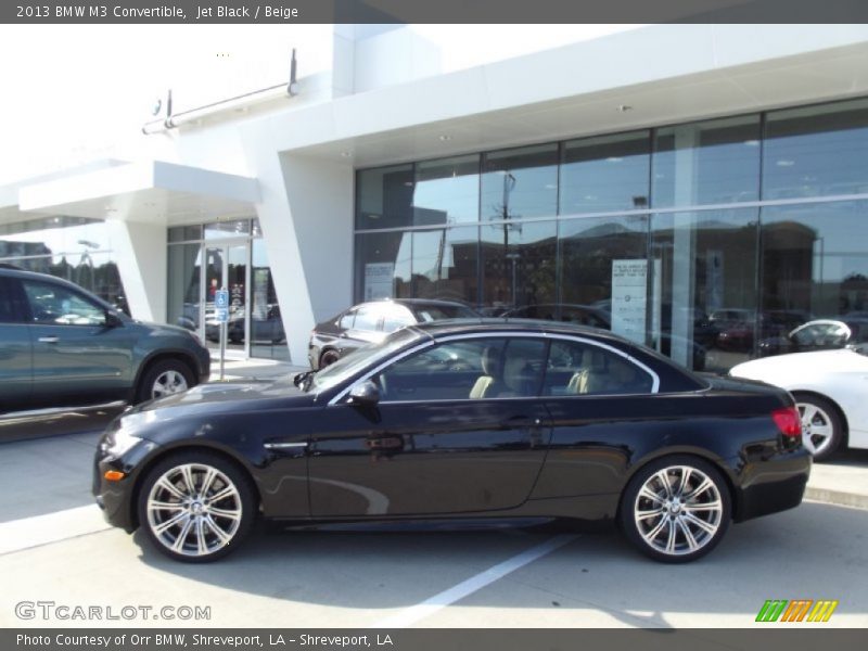 Jet Black / Beige 2013 BMW M3 Convertible