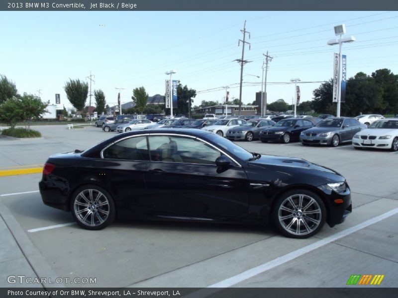 Jet Black / Beige 2013 BMW M3 Convertible