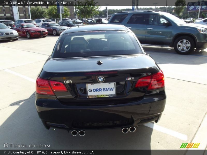 Jet Black / Beige 2013 BMW M3 Convertible