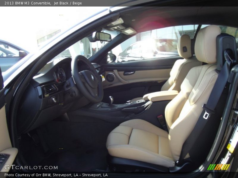 Front Seat of 2013 M3 Convertible
