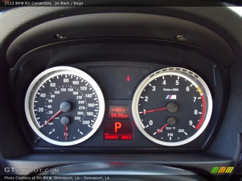  2013 M3 Convertible Convertible Gauges