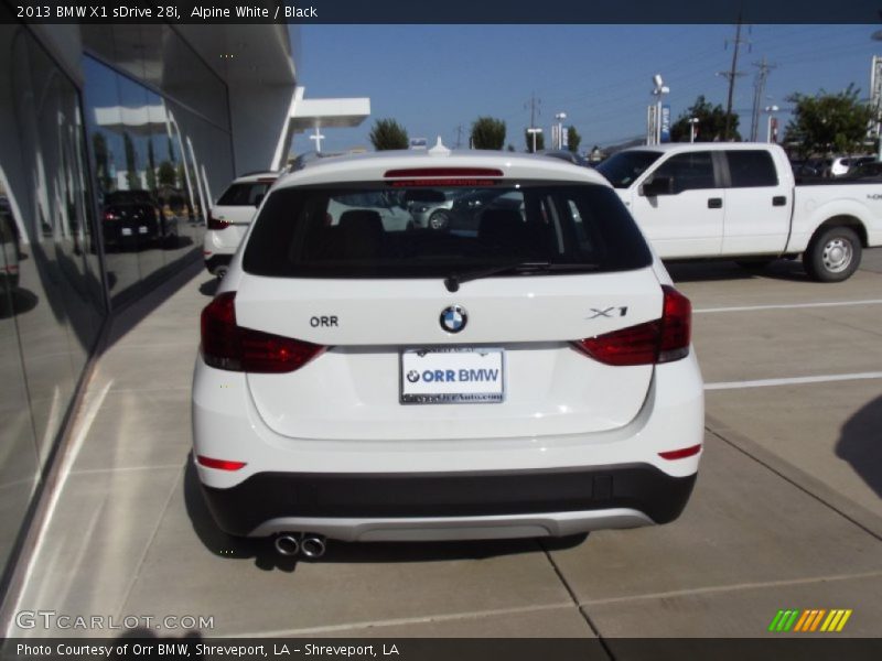 Alpine White / Black 2013 BMW X1 sDrive 28i