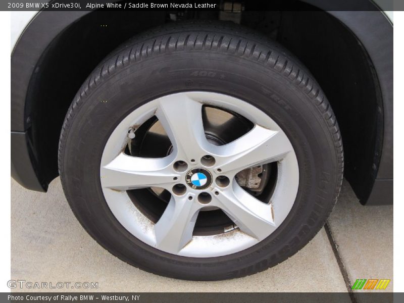 Alpine White / Saddle Brown Nevada Leather 2009 BMW X5 xDrive30i