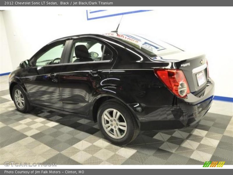 Black / Jet Black/Dark Titanium 2012 Chevrolet Sonic LT Sedan