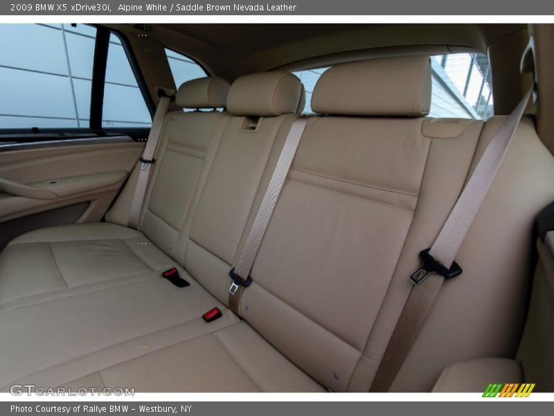 Alpine White / Saddle Brown Nevada Leather 2009 BMW X5 xDrive30i