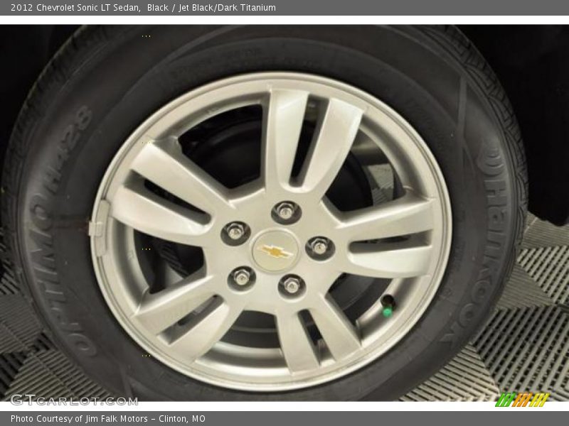 Black / Jet Black/Dark Titanium 2012 Chevrolet Sonic LT Sedan