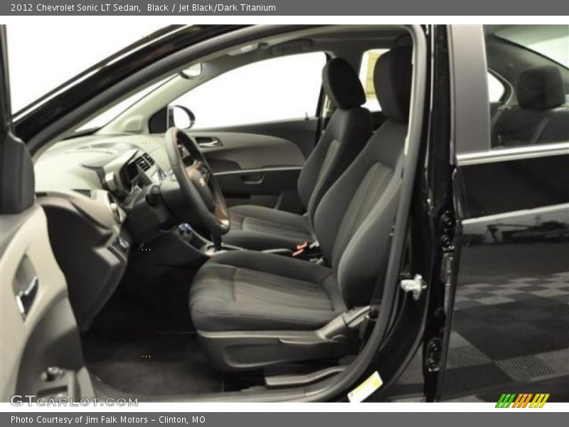 Black / Jet Black/Dark Titanium 2012 Chevrolet Sonic LT Sedan