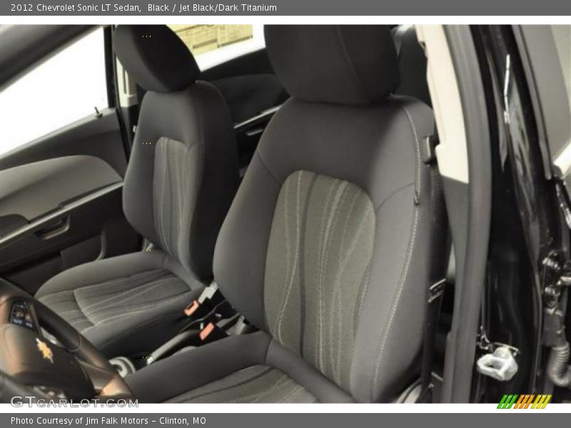 Black / Jet Black/Dark Titanium 2012 Chevrolet Sonic LT Sedan