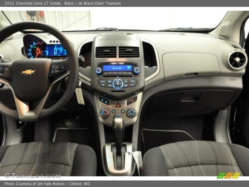 Black / Jet Black/Dark Titanium 2012 Chevrolet Sonic LT Sedan