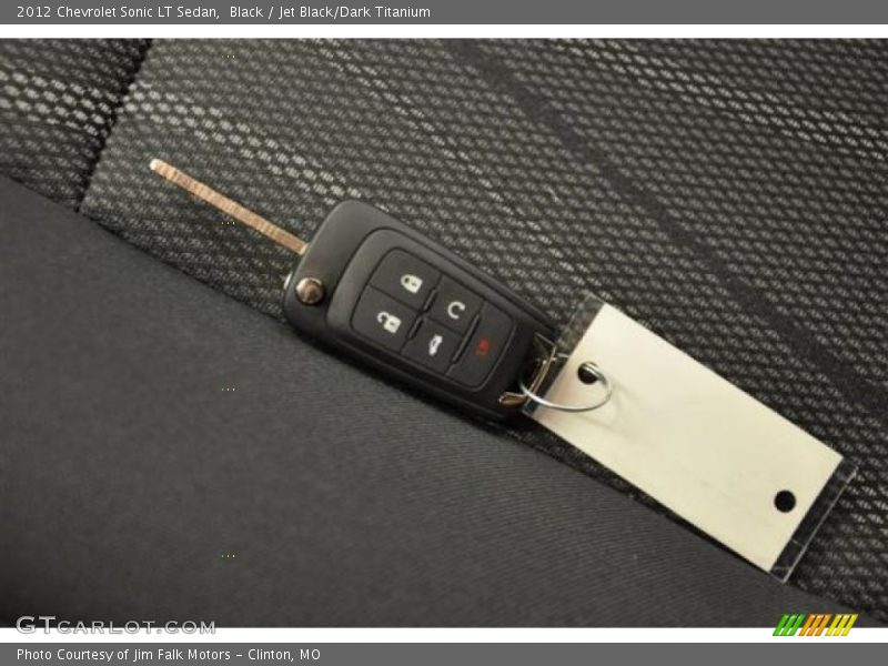 Keys of 2012 Sonic LT Sedan