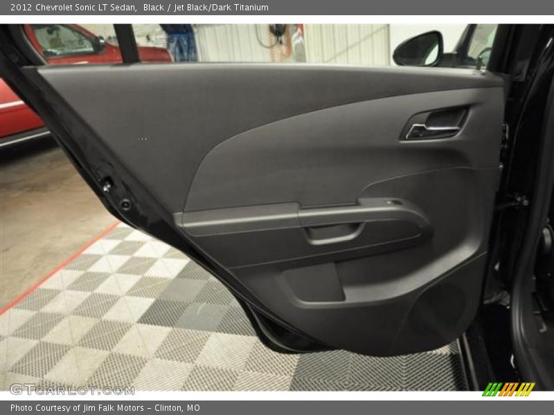 Black / Jet Black/Dark Titanium 2012 Chevrolet Sonic LT Sedan