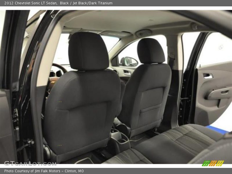 Black / Jet Black/Dark Titanium 2012 Chevrolet Sonic LT Sedan