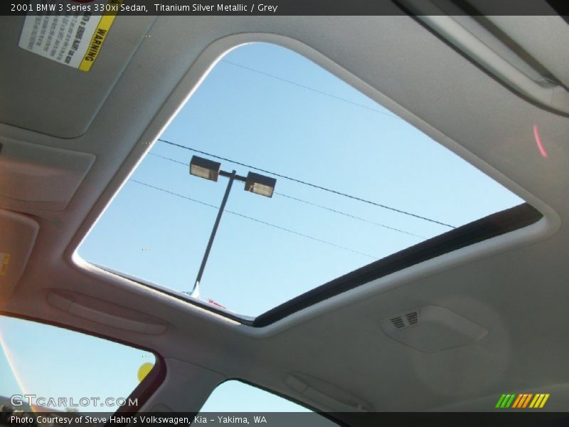 Titanium Silver Metallic / Grey 2001 BMW 3 Series 330xi Sedan