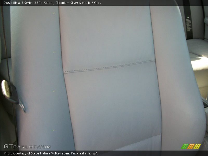 Titanium Silver Metallic / Grey 2001 BMW 3 Series 330xi Sedan