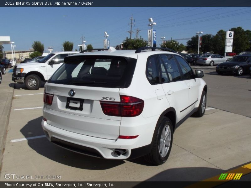 Alpine White / Oyster 2013 BMW X5 xDrive 35i