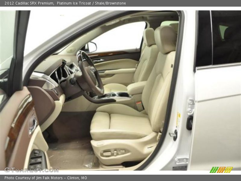 Platinum Ice Tricoat / Shale/Brownstone 2012 Cadillac SRX Premium