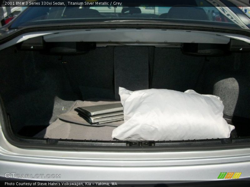 Titanium Silver Metallic / Grey 2001 BMW 3 Series 330xi Sedan
