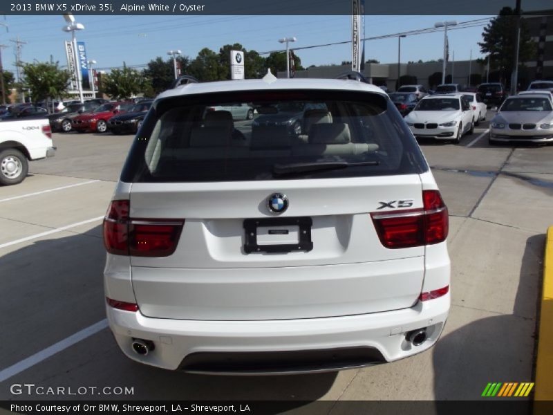 Alpine White / Oyster 2013 BMW X5 xDrive 35i