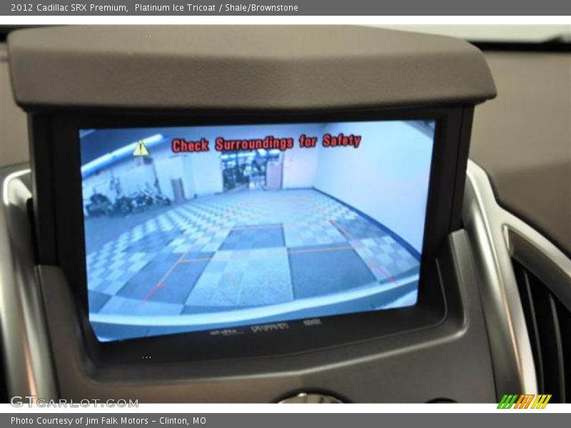 Platinum Ice Tricoat / Shale/Brownstone 2012 Cadillac SRX Premium