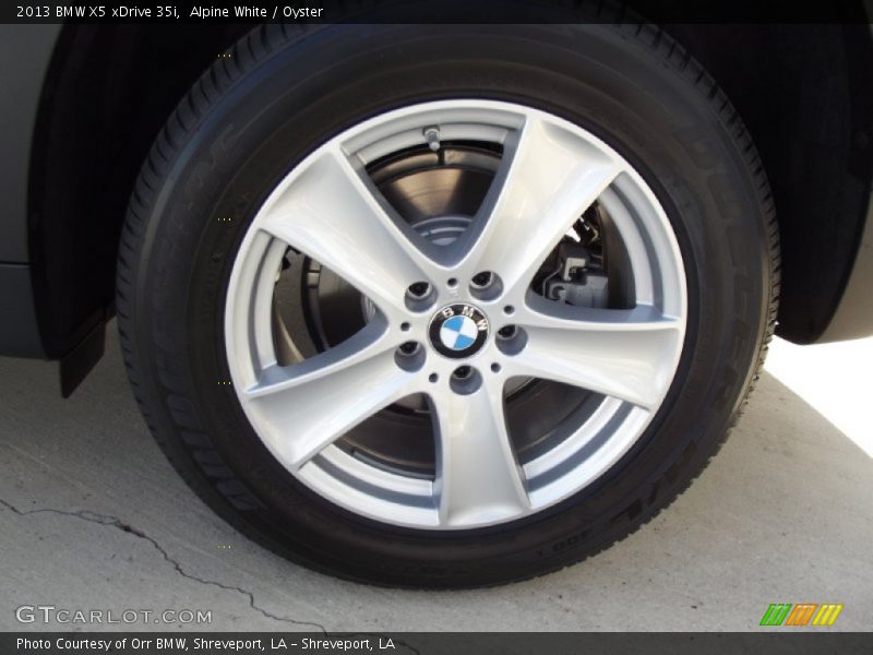 Alpine White / Oyster 2013 BMW X5 xDrive 35i