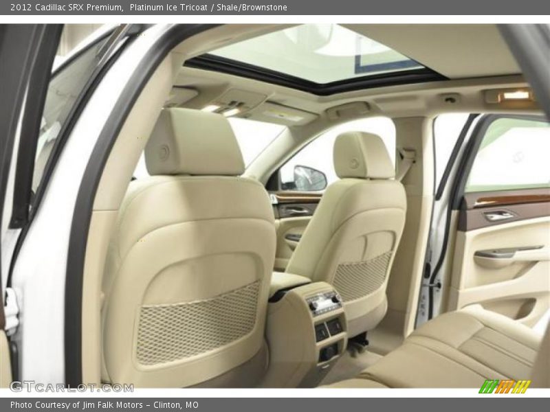 Platinum Ice Tricoat / Shale/Brownstone 2012 Cadillac SRX Premium