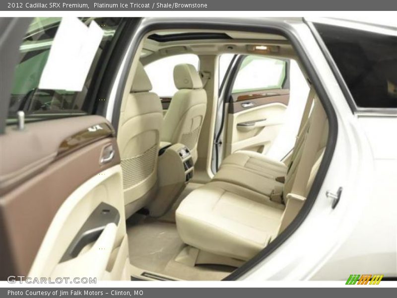 Platinum Ice Tricoat / Shale/Brownstone 2012 Cadillac SRX Premium