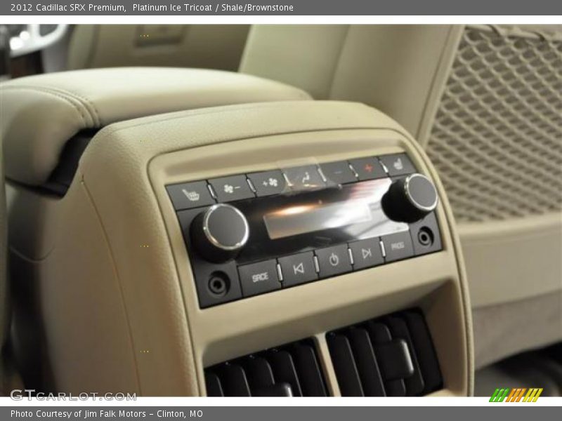 Platinum Ice Tricoat / Shale/Brownstone 2012 Cadillac SRX Premium