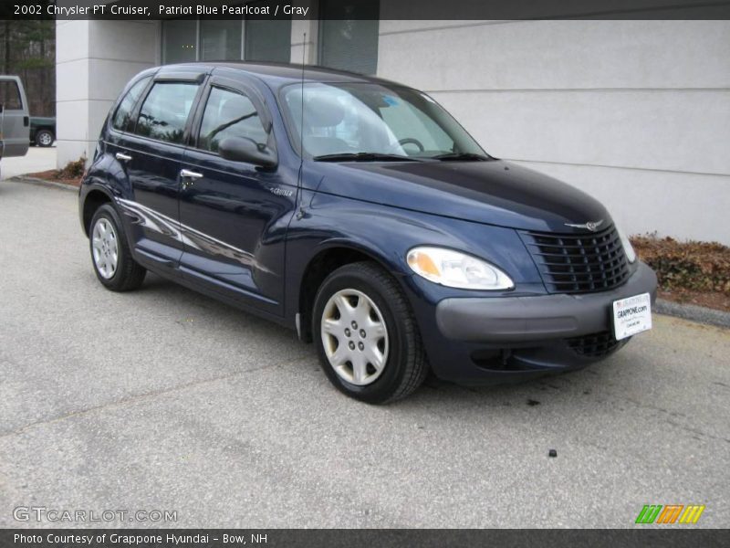 Patriot Blue Pearlcoat / Gray 2002 Chrysler PT Cruiser