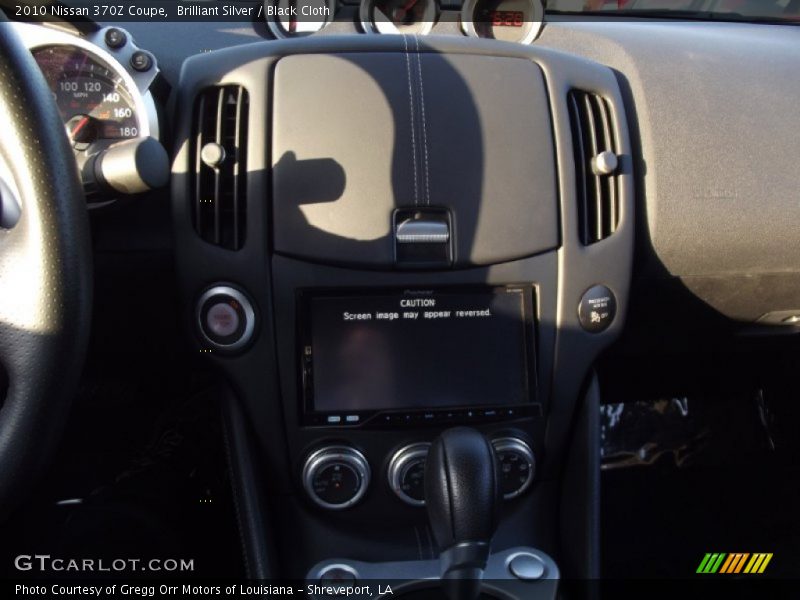 Brilliant Silver / Black Cloth 2010 Nissan 370Z Coupe