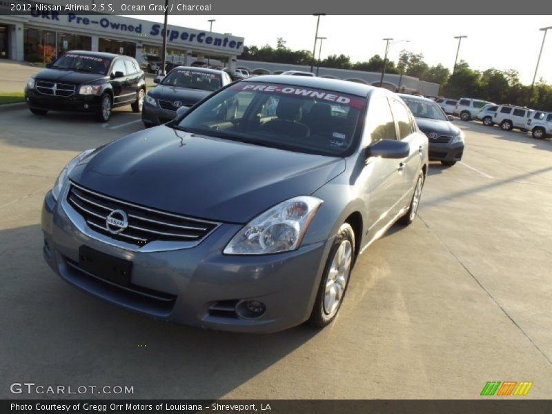 Ocean Gray / Charcoal 2012 Nissan Altima 2.5 S