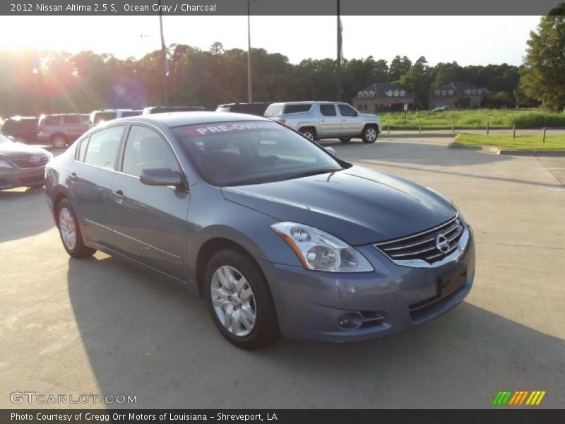 Ocean Gray / Charcoal 2012 Nissan Altima 2.5 S