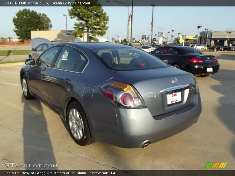 Ocean Gray / Charcoal 2012 Nissan Altima 2.5 S