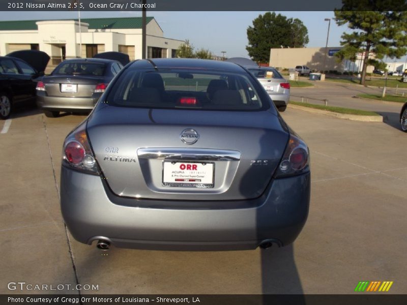 Ocean Gray / Charcoal 2012 Nissan Altima 2.5 S