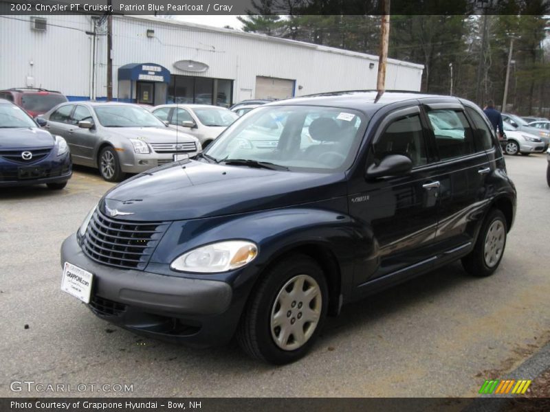 Patriot Blue Pearlcoat / Gray 2002 Chrysler PT Cruiser