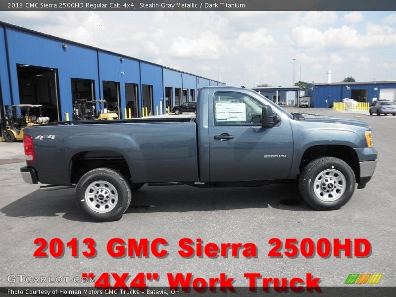 Stealth Gray Metallic / Dark Titanium 2013 GMC Sierra 2500HD Regular Cab 4x4