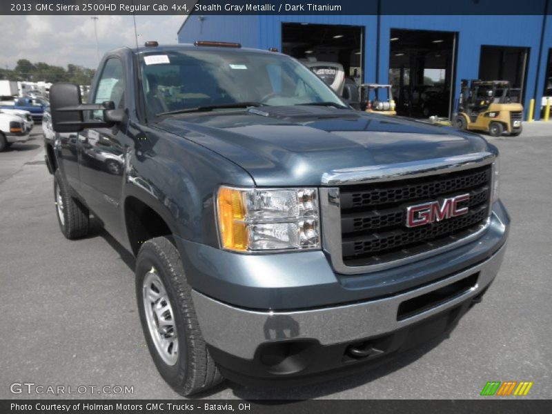 Stealth Gray Metallic / Dark Titanium 2013 GMC Sierra 2500HD Regular Cab 4x4