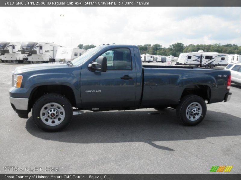 Stealth Gray Metallic / Dark Titanium 2013 GMC Sierra 2500HD Regular Cab 4x4
