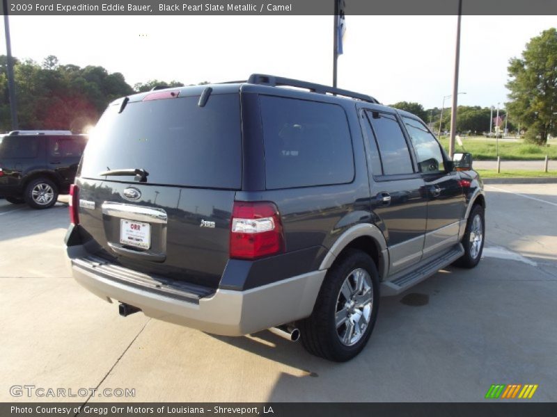 Black Pearl Slate Metallic / Camel 2009 Ford Expedition Eddie Bauer