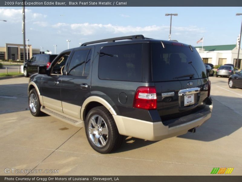 Black Pearl Slate Metallic / Camel 2009 Ford Expedition Eddie Bauer
