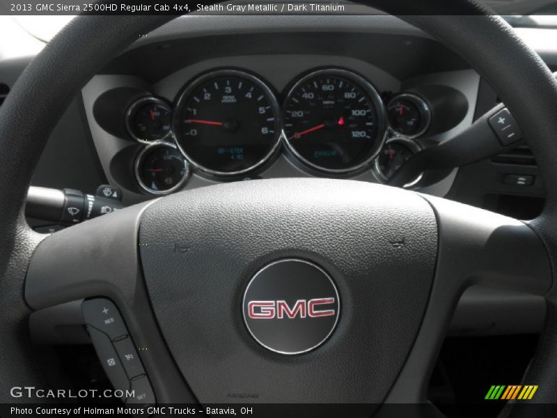 Stealth Gray Metallic / Dark Titanium 2013 GMC Sierra 2500HD Regular Cab 4x4