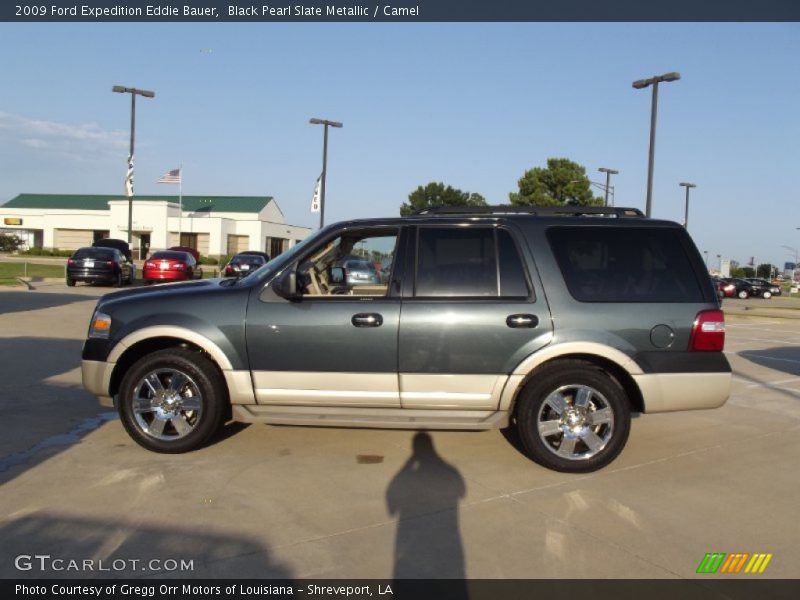 Black Pearl Slate Metallic / Camel 2009 Ford Expedition Eddie Bauer