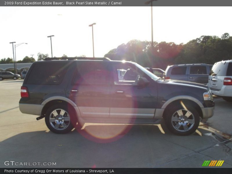 Black Pearl Slate Metallic / Camel 2009 Ford Expedition Eddie Bauer