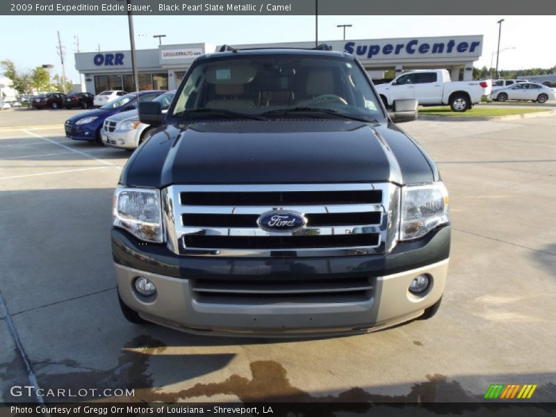 Black Pearl Slate Metallic / Camel 2009 Ford Expedition Eddie Bauer