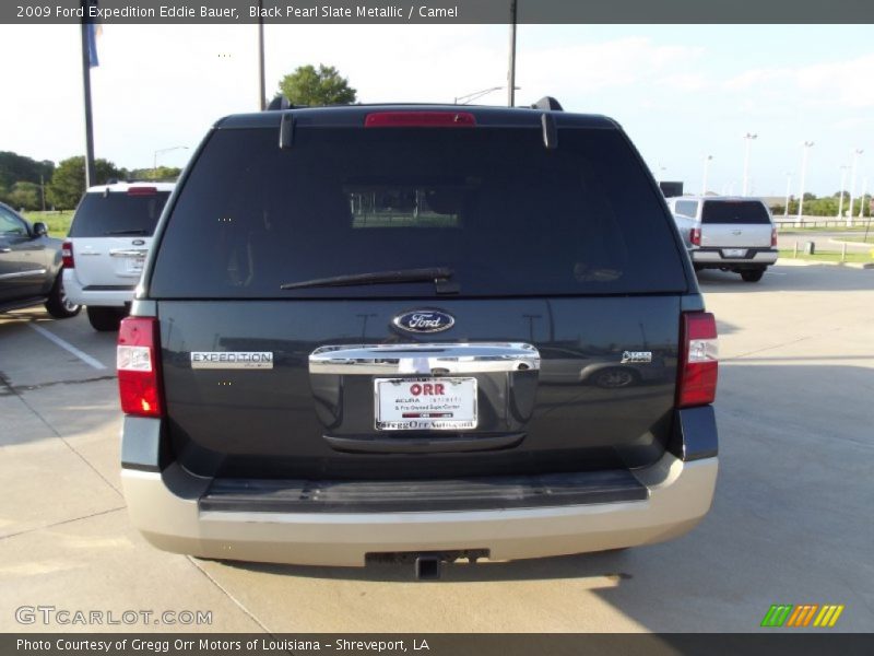Black Pearl Slate Metallic / Camel 2009 Ford Expedition Eddie Bauer