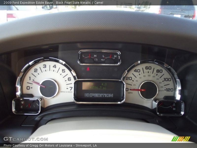 Black Pearl Slate Metallic / Camel 2009 Ford Expedition Eddie Bauer