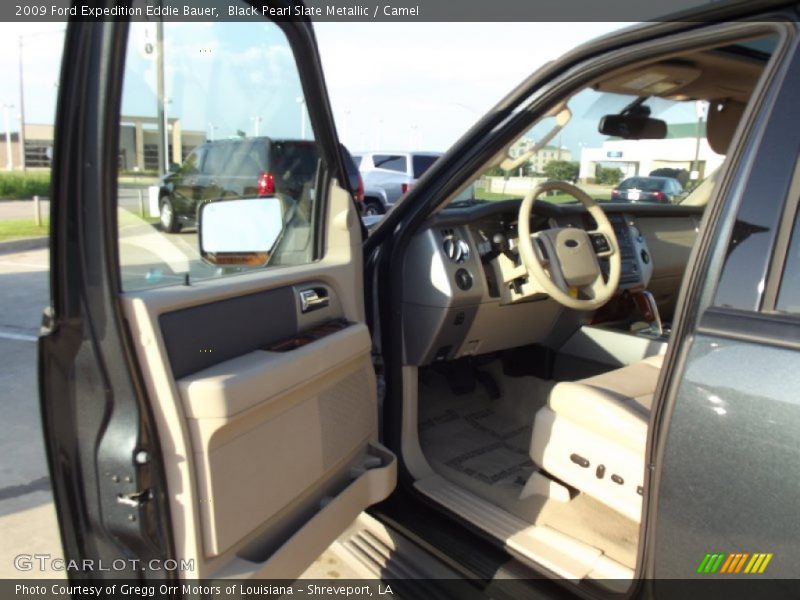 Black Pearl Slate Metallic / Camel 2009 Ford Expedition Eddie Bauer