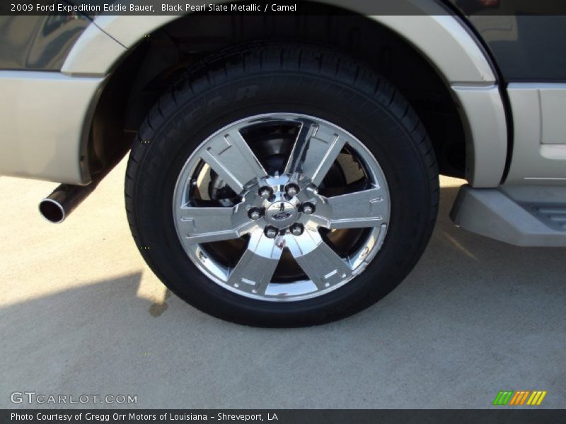 Black Pearl Slate Metallic / Camel 2009 Ford Expedition Eddie Bauer