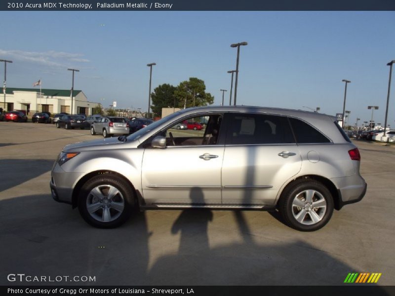 Palladium Metallic / Ebony 2010 Acura MDX Technology