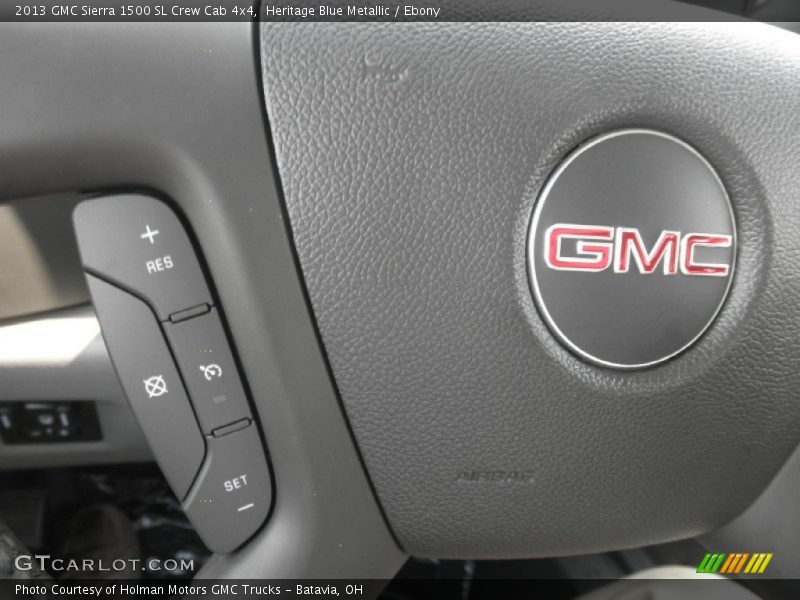Heritage Blue Metallic / Ebony 2013 GMC Sierra 1500 SL Crew Cab 4x4