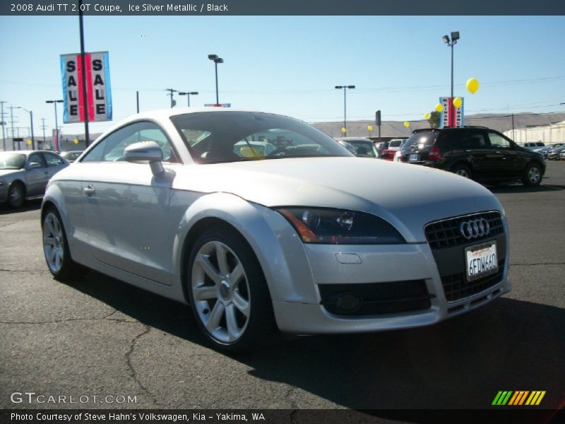 Ice Silver Metallic / Black 2008 Audi TT 2.0T Coupe